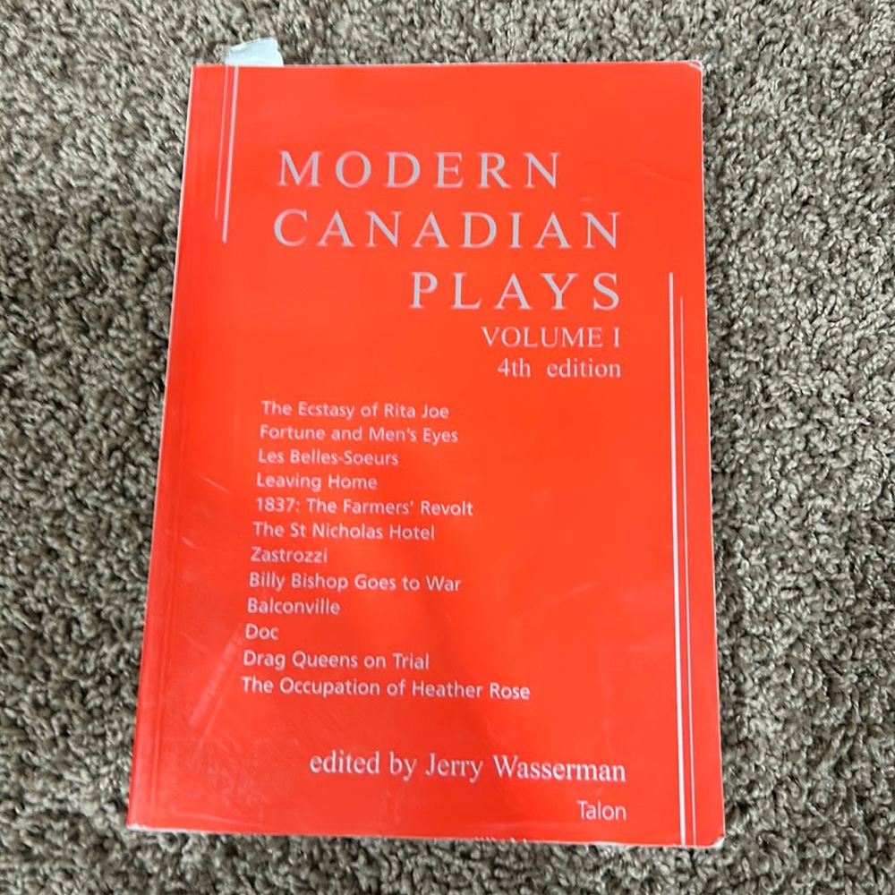 Modern Canadian Plays- two book compilation